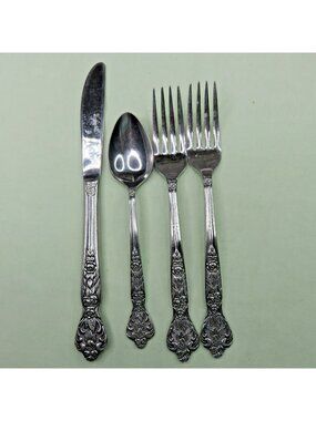 Merchandise Service Versailles Lot of 4 MSI 2 Dinner Forks 1 Knife 1 Teaspoon